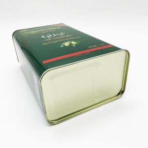 Custom Empty Tin Can Polishing Olive Tin Container For Food Packaging