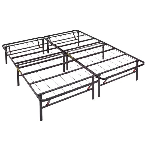 Quality King House Bedroom Smart Base Metal Platform Bed Frame with Foldable and Morden Design wholesale
