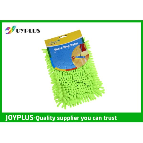 Eco Friendly Microfiber chenille Mop Refill , Microfiber Mop Refill Chenille