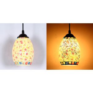 Turkish Style Retro Vintage Pendant Light island lamp single glass pendant