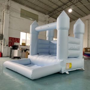 Customized Blue Inflatable Toddler Bounce Castle Inflatable Jumping Bouncy House