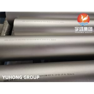 ASME SB514 Incoloy 800H Weld Tube nickel-iron-chromium alloys steel for general