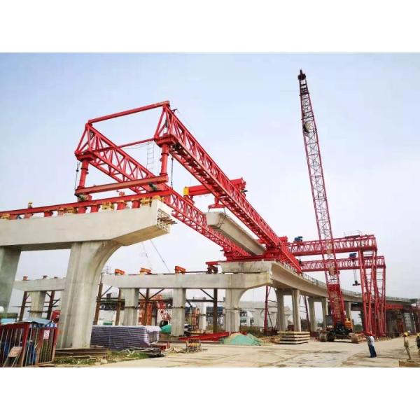Panamanian customers order jqj30 / 120t bridge erecting machine, jqj30 / 120t