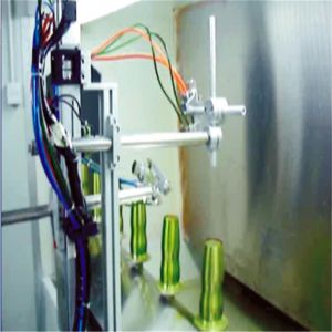 On Line Coating Auto Painting Machine Four Axis 3kw For Motorcycle Helmet