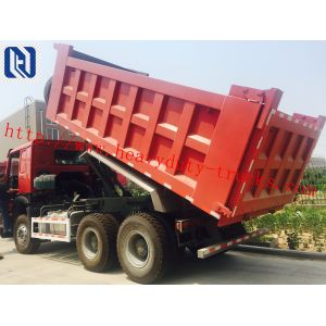 LHD 6X4 SINOTRUK HOWO Tipper Dump Truck Euro 2 336HP Engine HYVA Front Lifting