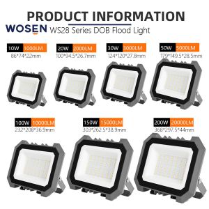 Ip65 20w Outdoor LED Solar Flood Lights Modular Explosion Proof