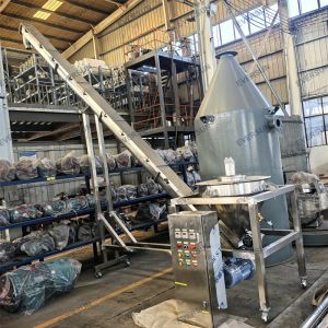 Stainless Steel Powder Lifting Machine Single Bucket Particle Spiral Conveyor