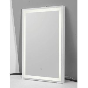 Square And Circle LED Bathroom Mirror Light ABS Plastic Frame