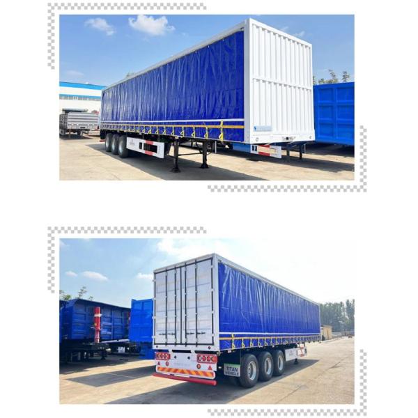 TITAN New Tri Axle 40ft Curtain Side Trailers for Sale Near Me