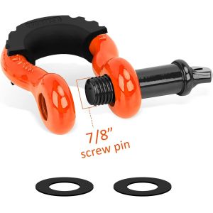 Metric Measurement System Tow Shackle Forged D Ring Shackle for Trailer Hitch