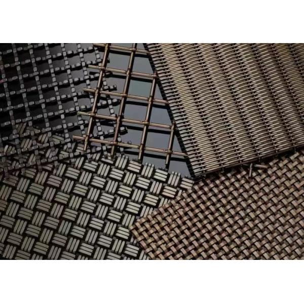 Quality Dense Flexible Cable Mesh , Architectural Metal Curtain Fireproof wholesale