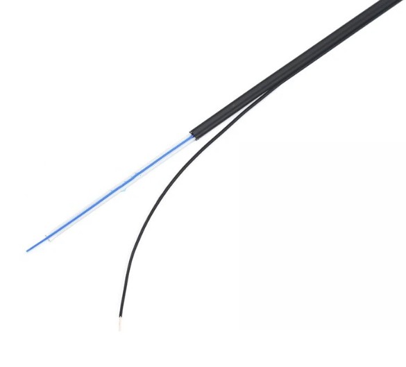 FTTH 1-Fiber ROC Toneable Drop Cable G657A1 24 AWG Copper Wire