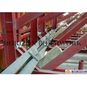 8.9m Height Single Sided Concrete Wall Forms Q235 Steel Channel OEM Available