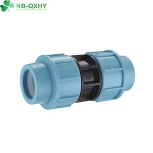Pn16 PP Italy Type Pipe Fittings with Equal Design and Deep Blue Finish