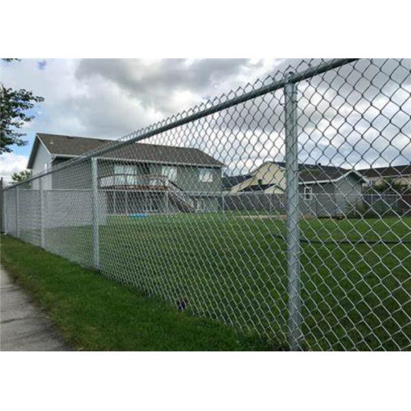 Custom 4' x 8' Chain Link Fence Panels Cyclone Wire Diamond Mesh Chain Link