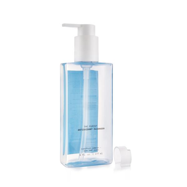 Quality 180ML Shiny PET Plastic Rectangle Bottles With MONO Pump For Antioxidant Cleanser wholesale