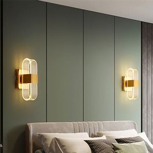 Cheap Modern transparent line light guide LED bar light luxury creative living room scandinavian wall lamp(WH-OR-230) for sale