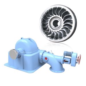 500-3000rpm Powerful Turgo Turbine Customized with 50-400m Rated Head