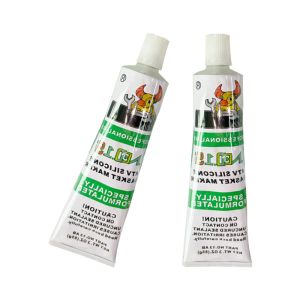 China Transparent Oil Resistance RTV Silicone Sealant For Cylinder Motorbike Component on sale