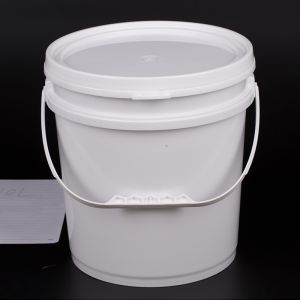 Transparent Round Pail for Children Toys Packing 35L 7 Gallon Recycled Plastic