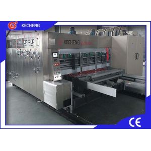 Cheap Vacuum Transfer Printer Slotter Die Cutter / Flexographic Box Printing Machine for sale