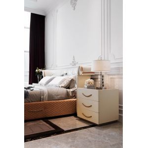 China Modern bedroom luxury bed side table W005B11 on sale