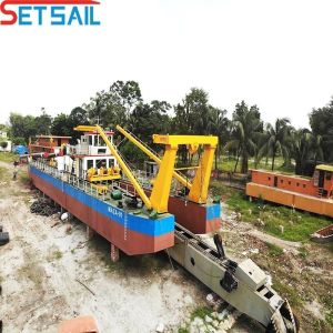 DM-6 Diesel Power Hydraulic Pump Cutter Suction Dredging Machinery with