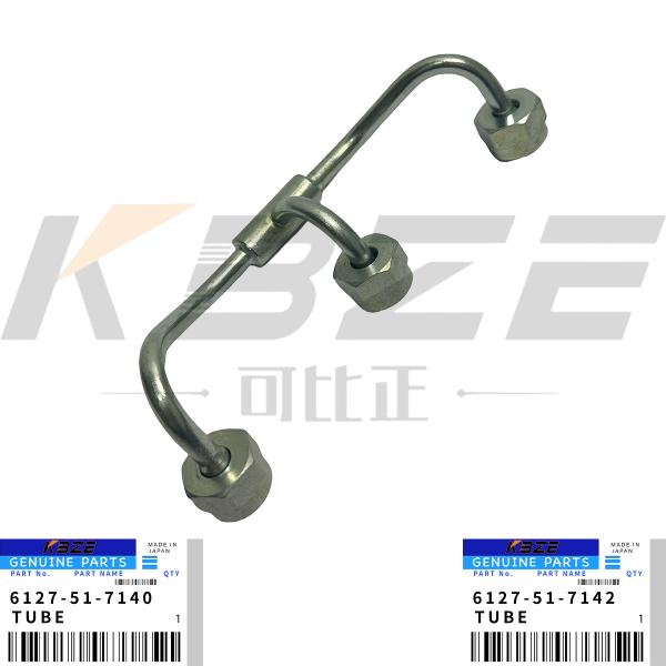 BULLDOZER D155A 6127-51-7140 6127-51-7142 KOMATSU S6D155-4 ENGINE CAMSHAFT OIL PIPE