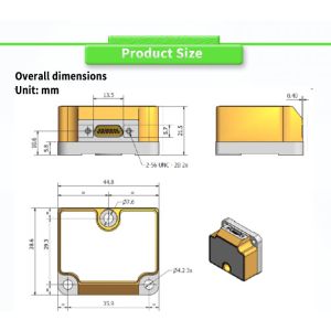 Fibre Optic Gyroscope Sensor For Stable Attitude Navigation On UBTMH400Y Antenna