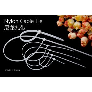 8 Series Self Locking Nylon Cable Tie High Strength Industrial Zip Ties