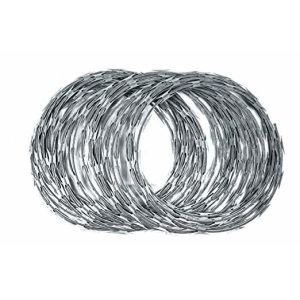 ISO Razor Type Wire Spike Steel Material And 140 Sharp Points Per Metre