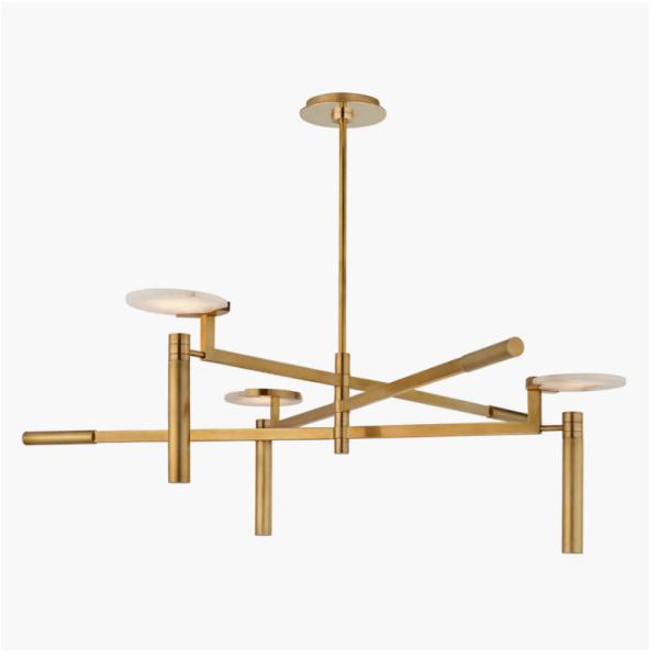 Melange Large Floating Disc Chandelier Customize Vintage LED Indoor Light