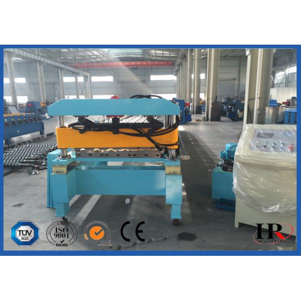 10 Ton Decoiler Corrugated Roof Roll Forming Machine 0.2 - 0.9 mm Thickness