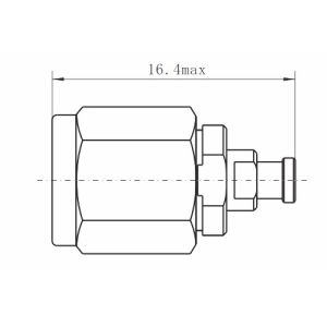2.4mm Male Stainless Steel RF Connector For CXN3657 / MF151A Cable