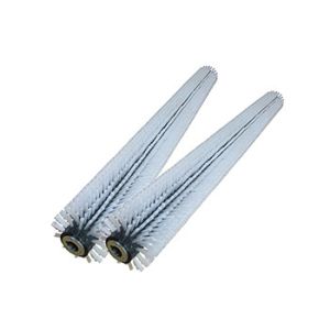 China Industrial Nylon Bristle Solar Panel Glass Cleaning Roller Brush With Shaft on sale