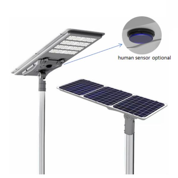 Quality All In One Solar Street Lights with Auto ON/OFF Timing and Dimming PIR Sensor Optional wholesale