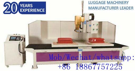 Quality Fully-auto Cutting & Hole Puncher Machine for Luggage Suitcase Production wholesale