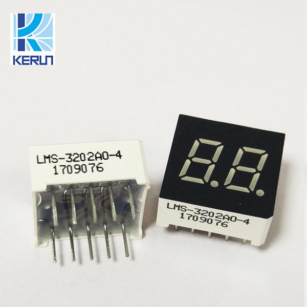 Quality 2 Digit 7 Segment Led Display , 0.3 Inch Multi Color 7 Segment Display CC/CA wholesale