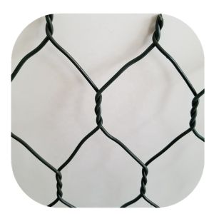 80x100mm 2x1x1m Pvc Galfan 270gsm Galvanized Wire Mesh Gabion Baskets Box