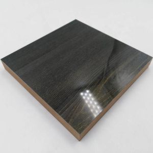 Cheap Wood Grain High Gloss Acrylic MDF Panel for Kitchen Cabinet for sale