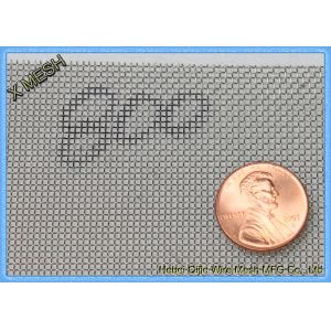 Silver Color SS 304 Stainless Steel Woven Wire Mesh For Industrial Fields