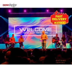 Immersive Outdoor Advertising Set Smd 3d 3.91 2.9 7680hz Backdrop Display Rental