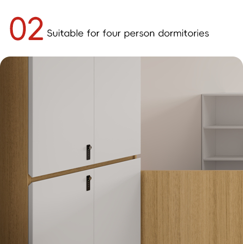 Support customization Contemporary Modern Bedroom Wardrobe High Durability Wood Furniture For Home And Hotel