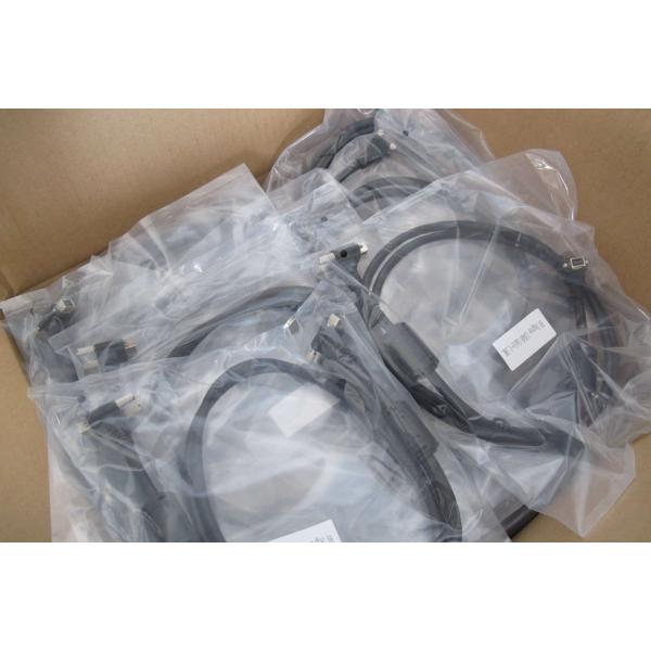 Screw Lock Firewire 1394b Straight to Angled Cable 1.5meters 9P Chain Flex