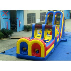 Customized Inflatable Obstacle Course Inflatable Bouncy Jumping Castle With Slides
