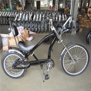 Men's 20-24 Inch Chopper Bike with Fork Suspension and Customizable Options