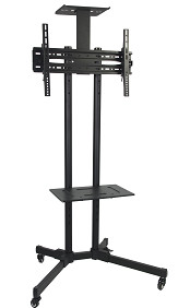 Full Definition 75 LED smart board trolley , mobile stand