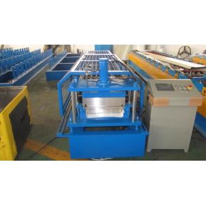 Standing Seam Metal Roof Panel Machine / Self Lock Roof Sheet Roll Forming