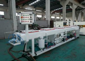 China PVC Plastic Pipe Extrusion Line With Saw Blade Cutting Pneumatic Controlled, PVC Pipe making on sale