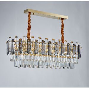 Creative Led Chandelier For Live Room Luxury Crystal Lamp gold light fixtures(WH
